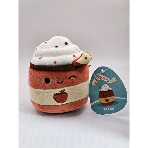 Squishmallows Other - Squishmallows Kellytoy Mead the Apple Cider Latte Fall Harvest Squad 7.5in NWT